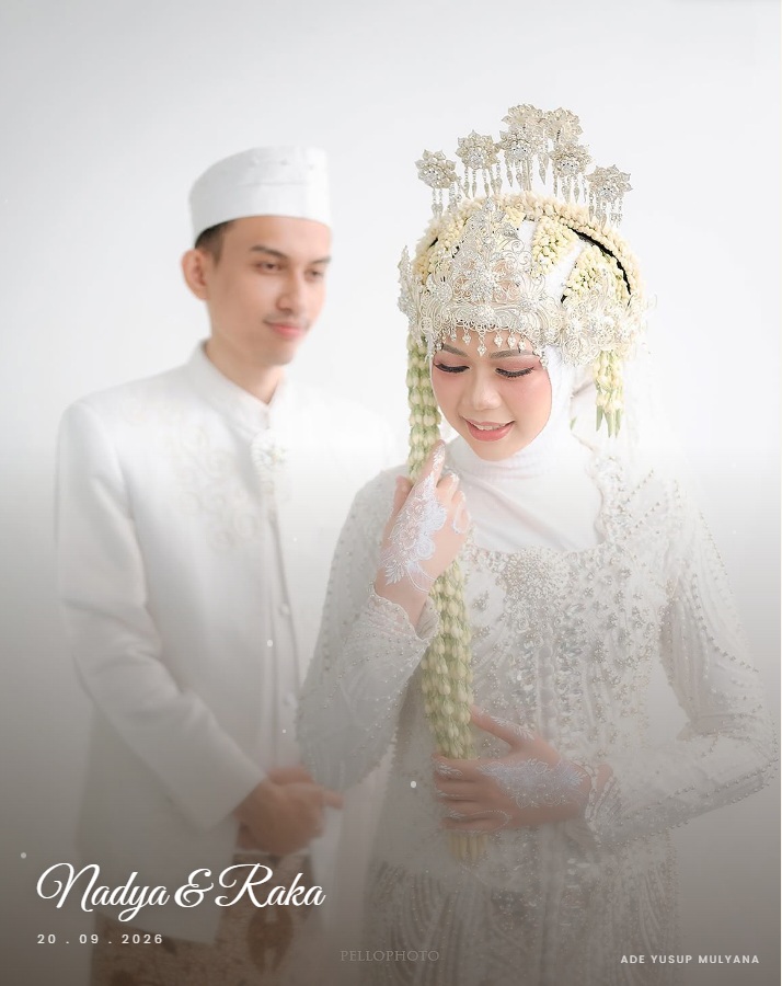 Sampul undangan Premium — Nadya & Raka